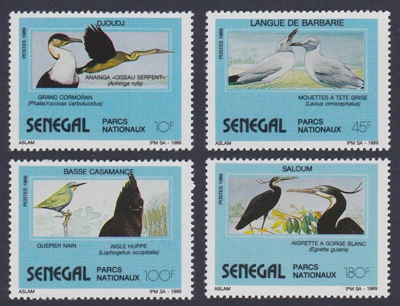 Senegal Birds National Parks 4v SG#1024-1027 SC#849-851