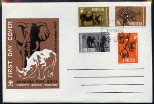 Rhodesia 1967 Nature Conservation set of 4 on Official un...