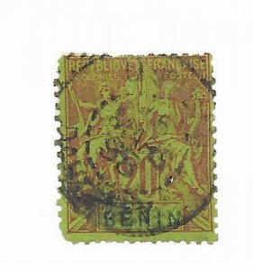 Benin #26 Perfs Used - Stamp - CAT VALUE $21.00