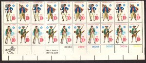 United States Scott #1565-68 Mint Plate Block NH OG, 20 beautiful stamps!