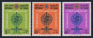 Iraq 314-316, hinged. Michel 340-342. WHO drive to eradicate Malaria, 1962.