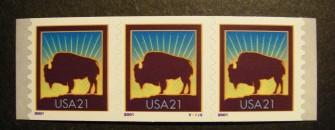 US Stamp #3475 MNH American Buffalo Coil PS3 #V1111 - V/P