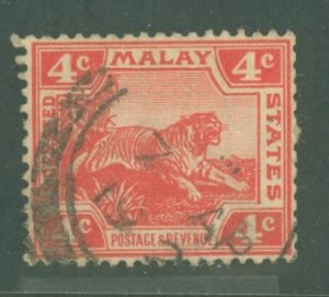 Malaya #44b Used Single