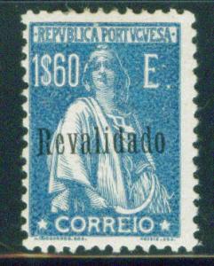 PORTUGAL Scott 495 MH* 1925 Revalidado Overprint key valu...