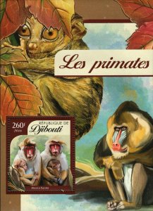 Primates Stamp Macaca Fuscata Wild Animal S/S MNH #914