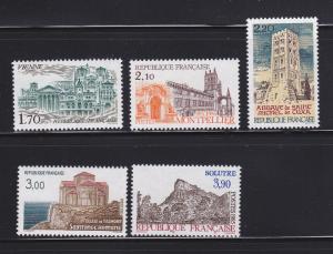 France 1947-1951 Set MNH Tourism Issue