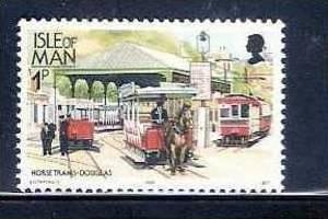 Manx Railway & Tramways, Horse Tram MNH** 1988 Isle of Man # 1837
