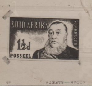 SOUTH AFRICA, 1800's, Proof for printing, Never issued Afrikaans 2 piece