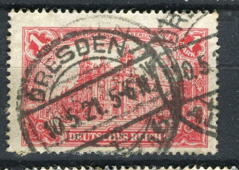 GERMANY; 1905 early Deutsches Reich issue used 1M. value POSTMARK