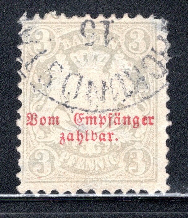 Bavaria #J4  VF,  Used.    CV $40.00   ...  0530293