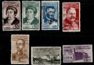 Portuguese India #251-7 cpl set used