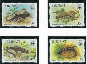 Kiribati 491-94 MNH 1987 Lizards (ak3934)