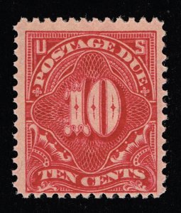 EXCEPTIONAL GENUINE SCOTT #J49 F-VF MINT OG NH 1910 DEEP CLARET BEP POSTAGE DUE