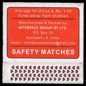 VINLIGHT Football Sports India Safety Matchbox New (MB-02/27)