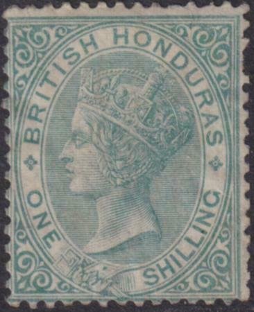 British Honduras 1866 SC 3 LH