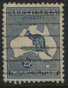 Australia 1915 Roo 2 1/2d dark blue superb used
