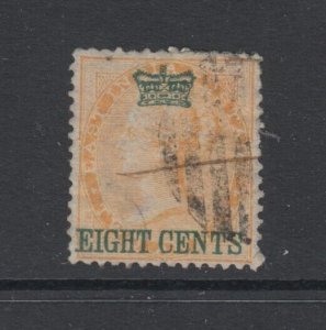 Straits Settlements, Scott 6 (SG 6), used