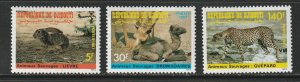 DJIBOUTI #328-30 WILD ANIMALS MNH