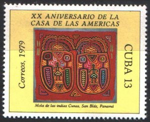 Cuba. 1979. 2394. Cuban Native American Art. MNH.