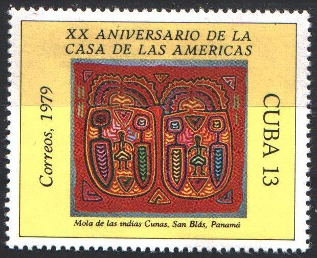 Cuba. 1979. 2394. Cuban Native American Art. MNH.