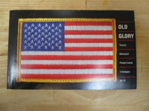 OAS-CNY ED 20 Stamped U.S. Post Cards Old Glory, 5 Designs (Post Office Fresh