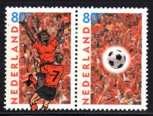 Netherlands # 1045-46 ~ Cplt Set of 2 (Pair) ~ Soccer ~  Mint, HM