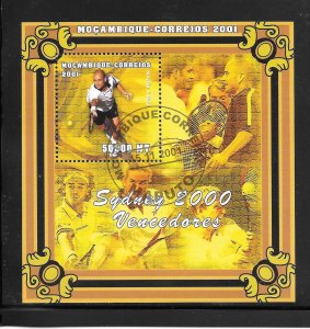 Mozambique #1432 CTO 2000 Champion Souvenir Sheet (12348) (Stock Photo)