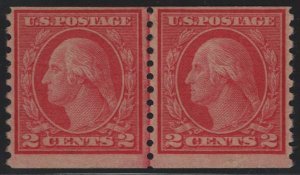 MALACK 491 F/VF OG LH, Line Pair, w/CROWE (03/25) CE..MORE.. gg4051