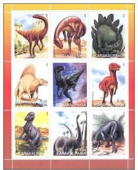 Karakalpakia Sheet/9 Dinosaurs Prehistoric #239-47