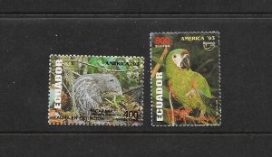 BIRDS - ECUADOR #1324-1325  MNH