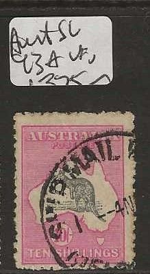 AUSTRALIA  SG43A  KANGAROO  10/-   CDS  VFU     P0603H