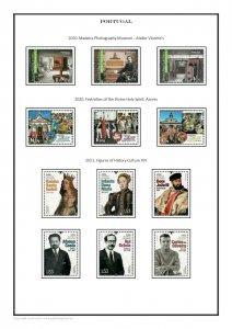 PORTUGAL 1853 - 2021  PDF PDF(DIGITAL) STAMP ALBUM PAGES