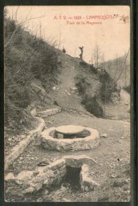 Spain 1913 Camprodon Font de la Magnesia Used View Post Card # 1454-111