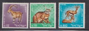 Israel #358 - 360 Animals MNH Singles