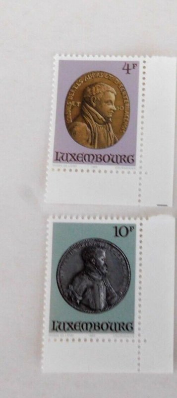 Luxembourg #721-724 Mint/NH/VF, Portraits in State Museum 1985 