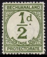 Bechuanaland Protectorate - 1932 Postage Due ½d MNH** SG D4