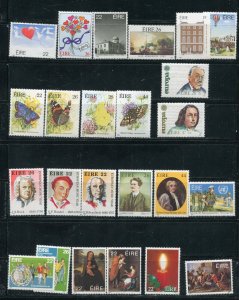 Ireland 606-625,649-652 8 Stamp Sets From 1985 All MNH! Pairs, Europa, etc