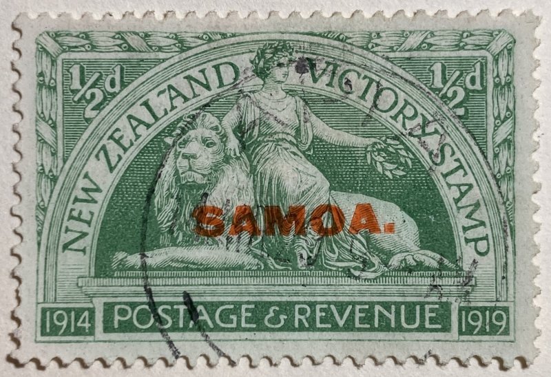 AlexStamps SAMOA #136 VF Used