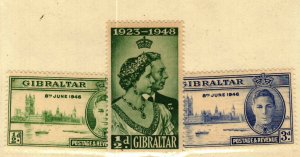 Gibraltar #119-121 MH