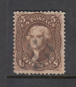 #76 5 cent Jefferson (Used - PSE CERT) cv$120.00