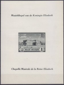 1941 Belgium 594/B13b Queen Elizabeth's Music Chapel