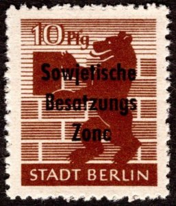 1948, Germany, 10pf, MNH, Sc 10N25