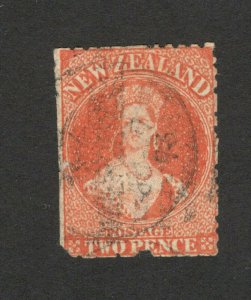 NEW ZEALAND - USED OLD STAMP - TWO PENCE - 1872.