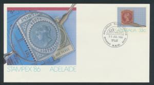 Australia PrePaid Envelope 1986 Stampex Adelaide