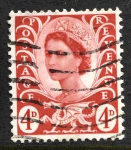 STAMP STATION PERTH Wales #10 QEII Definitive Used 1967-1969