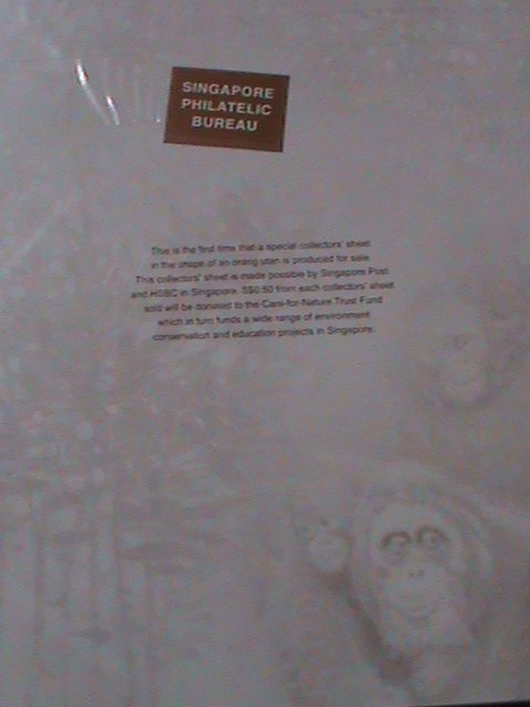 ​SINGAPORE-SC#893 SPECIAL COLLECTOR'S SHEET WITH STAMPS-MNH VF LAST ONE