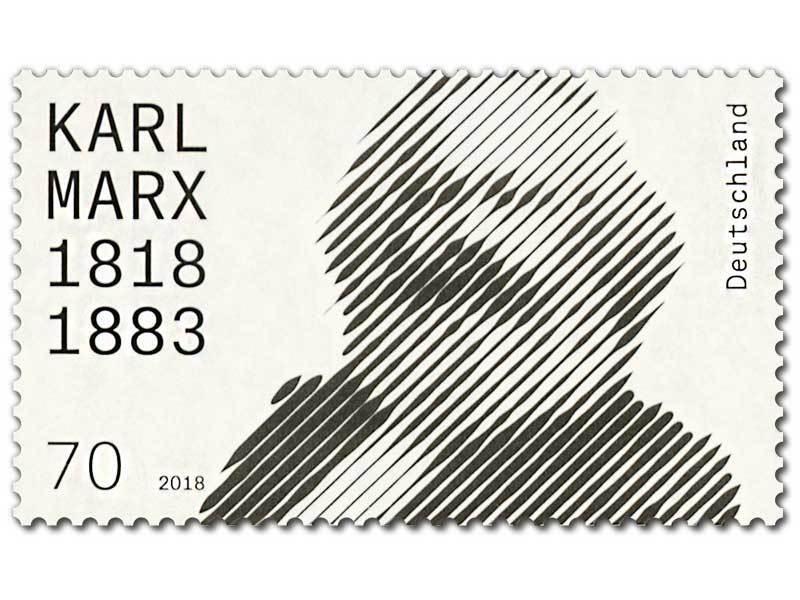 Z07 BRD Deutschland Mi 3384 Germany 2018 Karl Marx MNH ** Pfr