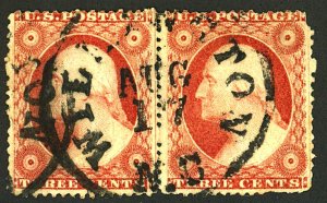 U.S. #26 USED PAIR