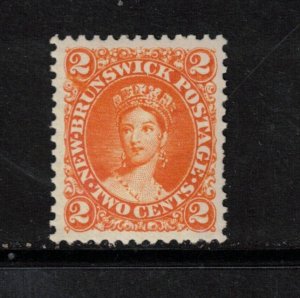 New Brunswick #7b Very Fine Never Hinged Couple Of Short Perfs At Right