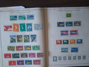 collection on pages Netherlands Antilles 1954-93 EJ: CV $393